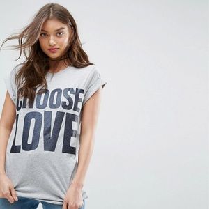 ASOS Choose Love Help Refugees Shirt
